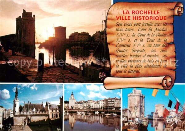 La Rochelle 17 Le port et les deux tours La Tour Saint