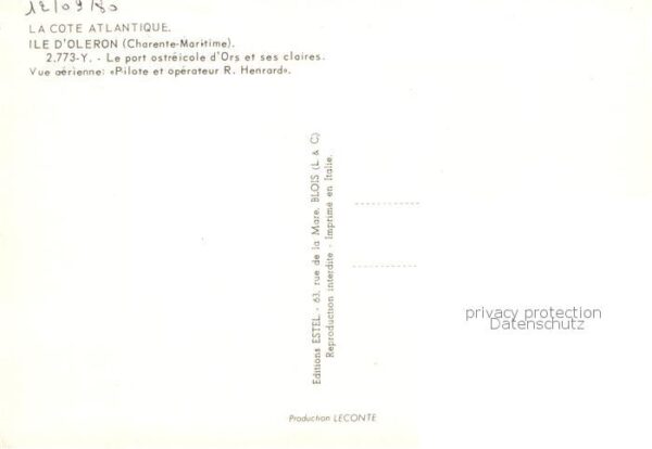 Ile d Oleron 17 Charente-Maritime Le port ostreicole d’Ors et ses claires – Bild 2