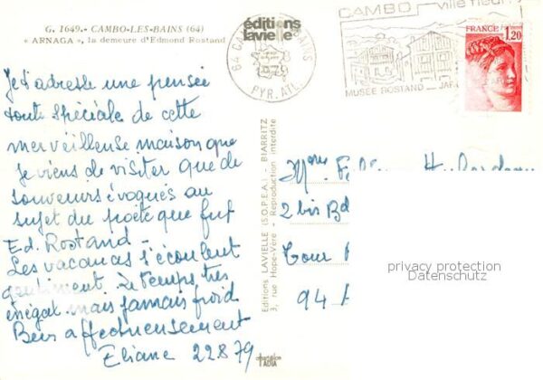 Cambo-les-Bains 64 Arnaga la demeure d’Edmont Rostand – Bild 2