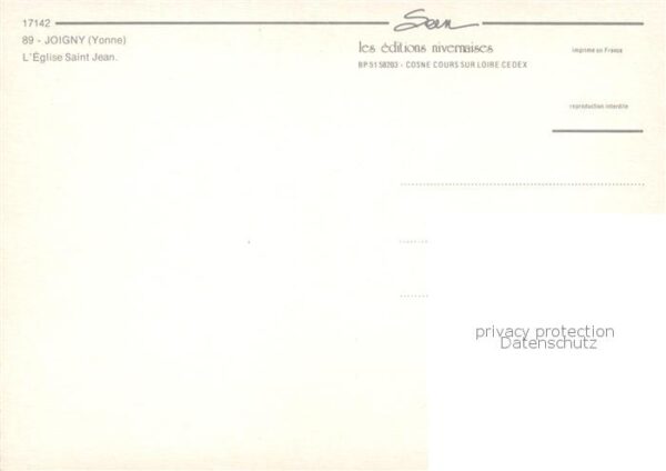 Joigny 89 Yonne Eglise Saint Jean – Bild 2