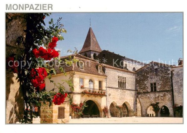 Monpazier 24 Dordogne Vue d_ensemble