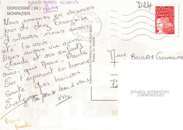 Monpazier 24 Dordogne Vue d_ensemble – Bild 2