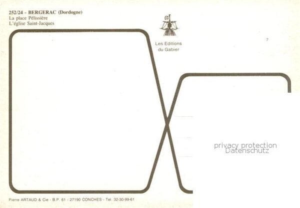 Bergerac La place Pelissiere L’eglise Saint Jacq – Bild 2