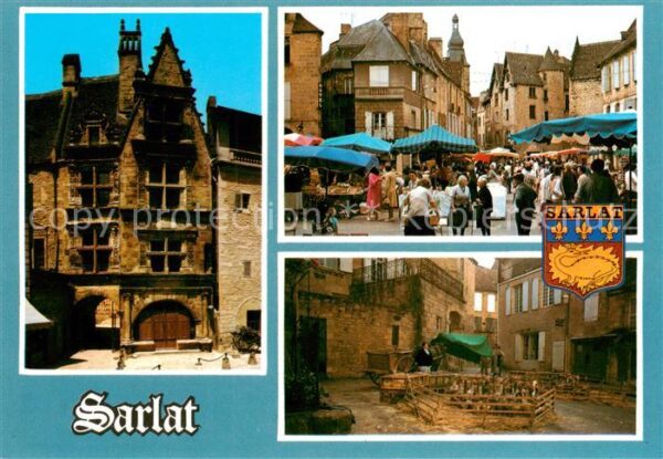 Sarlat-en-Perigord 24 Dordogne Maison de la Boetie Place de la Liberte