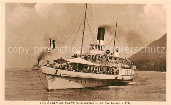 Evian-les-Bains 74 Le Lac Leman