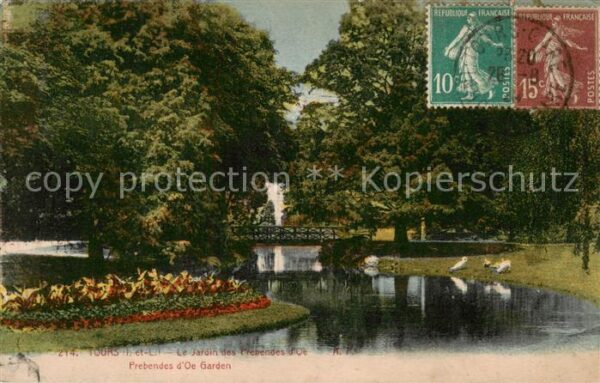 Tours 37 Le Jardin des Prebendes d’Oe
