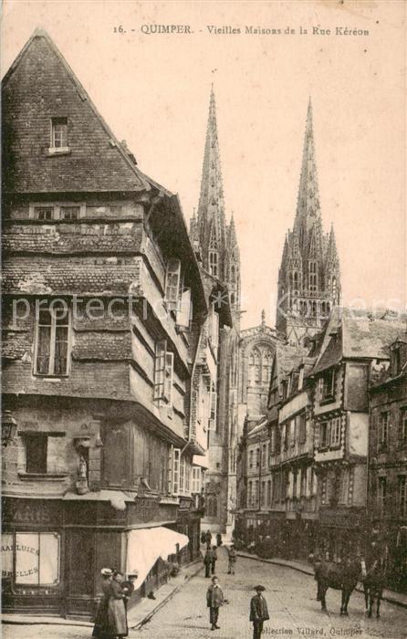 Quimper 29 Finistere Vieilles Maisons de la Rue Kereon