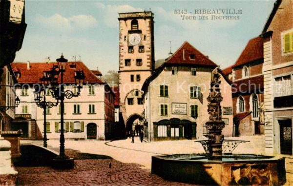 Ribeauville Haut Rhin Alsace 68 Tour des Bouchers
