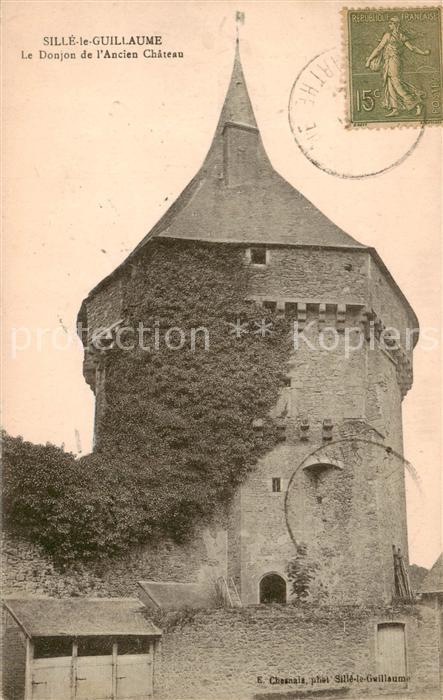 Sille-le-Guillaume 72 Sarthe Le Donjon de l’Ancien Chateau