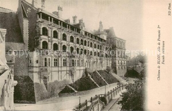 Blois 41 Aile de Francois I Facade exterieure
