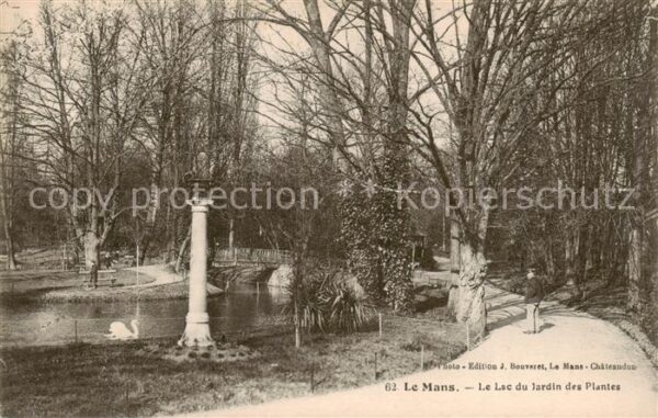 Le Mans Sarthe Le Lac du Jardin des Plantes