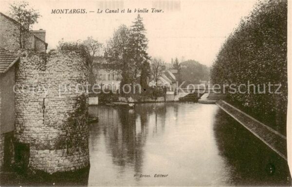 Montargis 45 Le Canal et la Vieille Tour