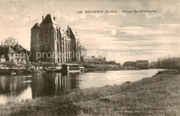 Solesmes 72 Sarthe Abbaye des Benedictins