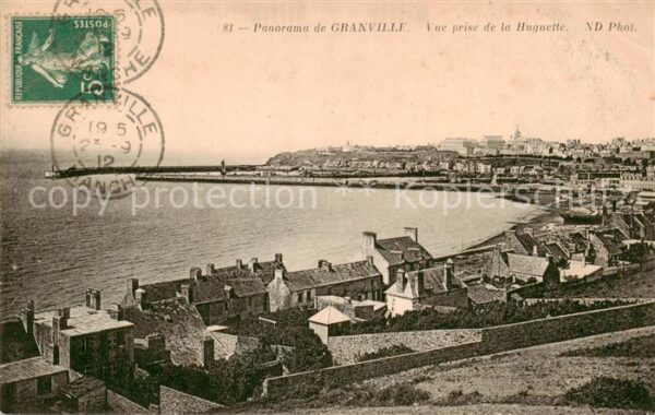 Granville 50 Manche Vue prise de la Huguette