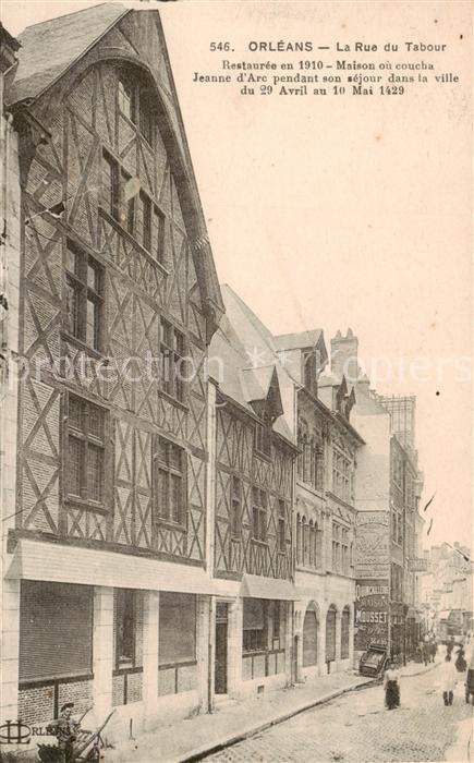 Orleans 45 Loiret La Rue du Tabour