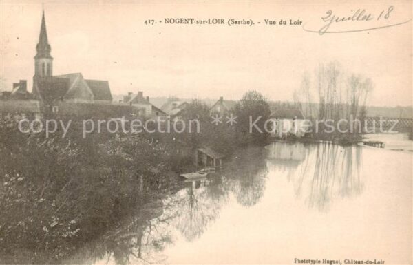 Nogent-sur-Loir Vue du Loir