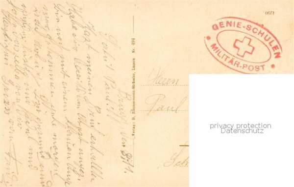 Brugg AG Genie Schulen Militärpost – Bild 2