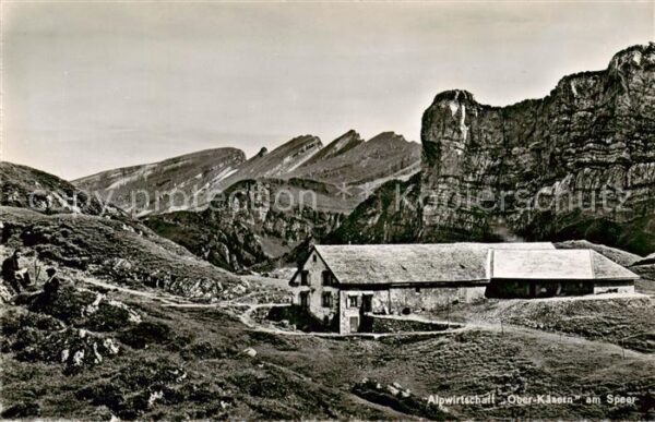 Speer 1954m Toggenburg SG Alpwirtschaft Ober Käsern