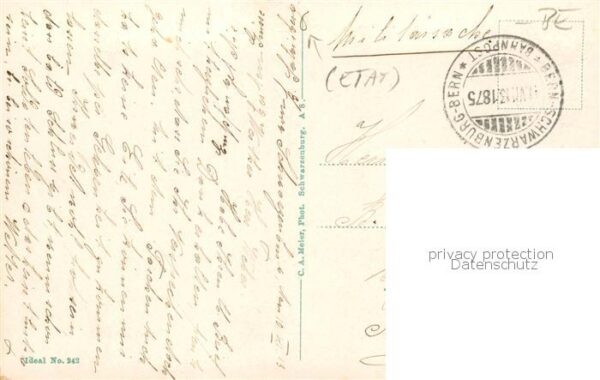 Schwarzenberg  Brienz BE Schloss Schwarzenburg Militärsache – Bild 2