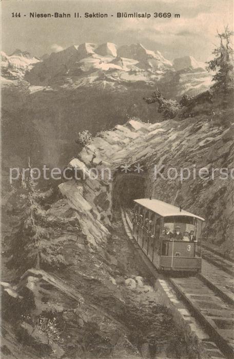 Bluemlisalp 3671m BE Niesen Bahn II Sektion