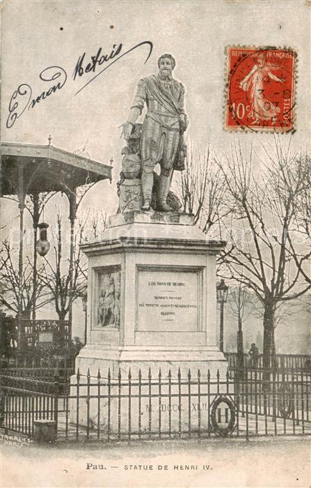 Pau 64 Statue de Henri IV