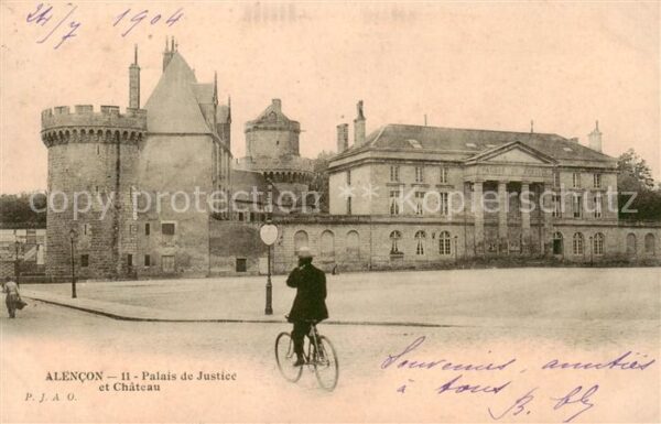 Alencon 61 Palais de Justice et Chateau