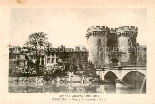 Verdun  55 Meuse Porte Chaussee