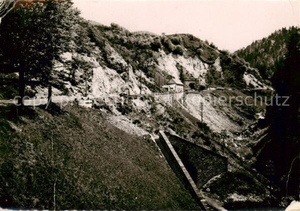Le Lioran 1368m 15 Cantal Entree des deux tunnels