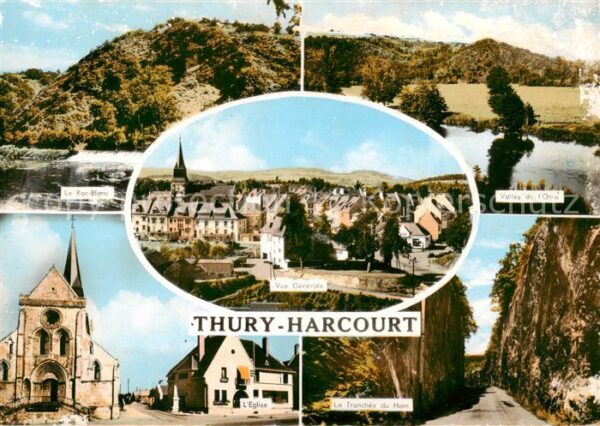 Thury-Harcourt 14 Calvados Le Roc Blanc Vallee de l’Orne Eglise La