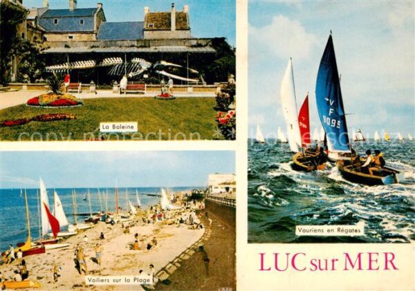 Luc-sur-Mer 14 La Baleine Voiliers sur la Plage Vaouri