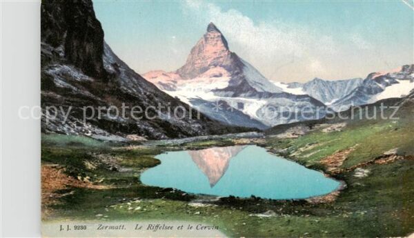 Zermatt VS Le Riffelsee et le Cervin