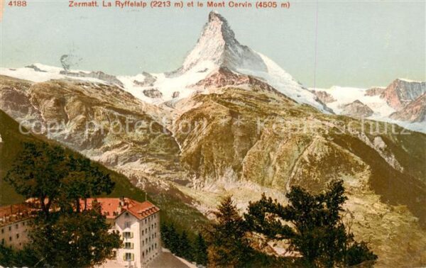 Zermatt VS Ryffelalp et le Mont Cervin