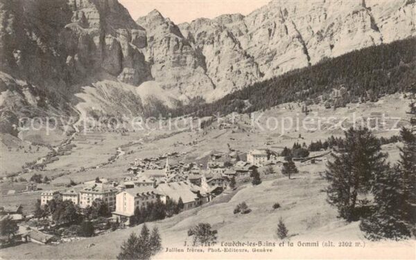 Loueche-les-Bains  Leukerbad VS et la Gemmi