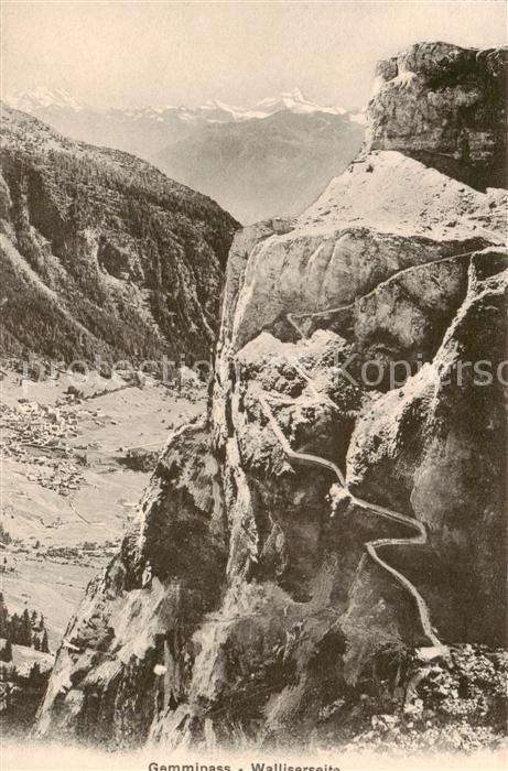 Gemmipass 2322m VS Walliser Seite