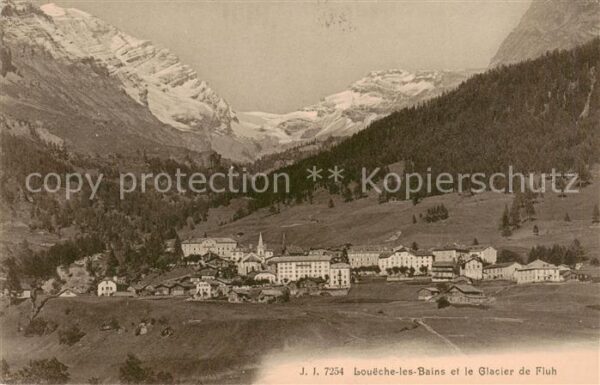 Loeche-les-Bains VS et le Glacier de Fluh