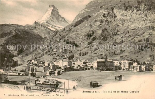 Zermatt VS et le Mont Cervin