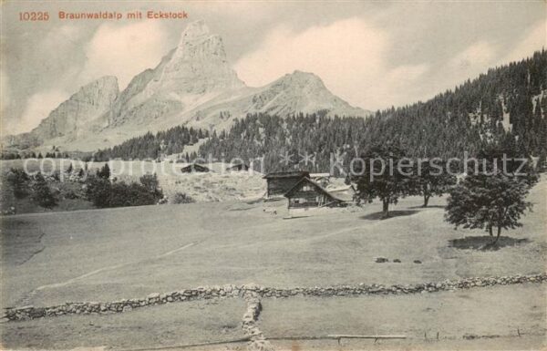 Braunwald GL Braunwaldalp mit Eckstock