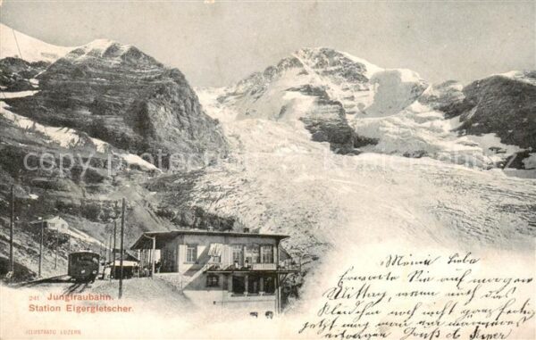 Jungfraubahn Station Eigergletscher
