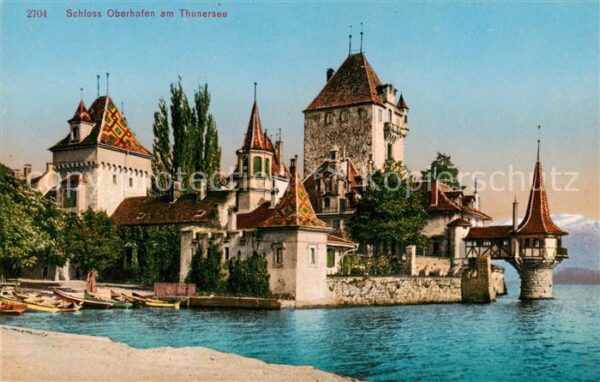 Thunersee BE Schloss Oberhofen