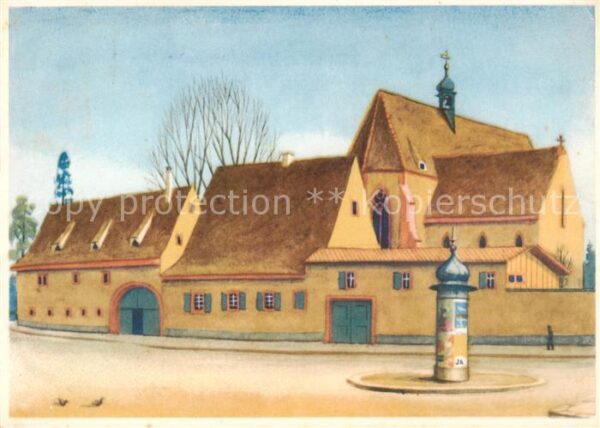 Basel BS Waisenhaus Niklaus Stöcklin Künstlerkar