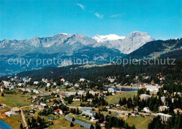 Montana Crans VS Vue aérienne