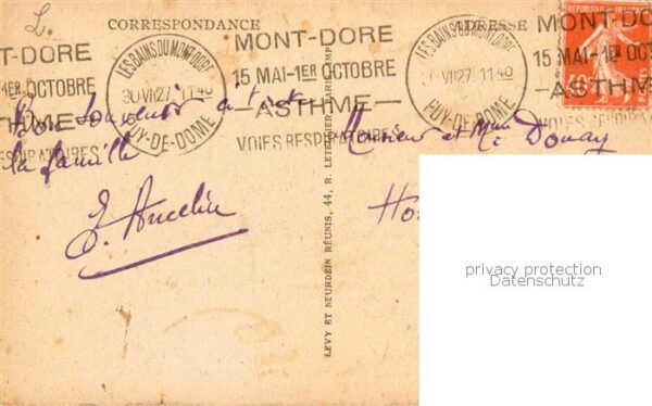 Le Mont-Dore 63 Etablissement Thermal Salle des Gargari – Bild 2