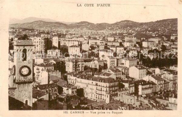 Cannes 06 Vue prise ou Suquet