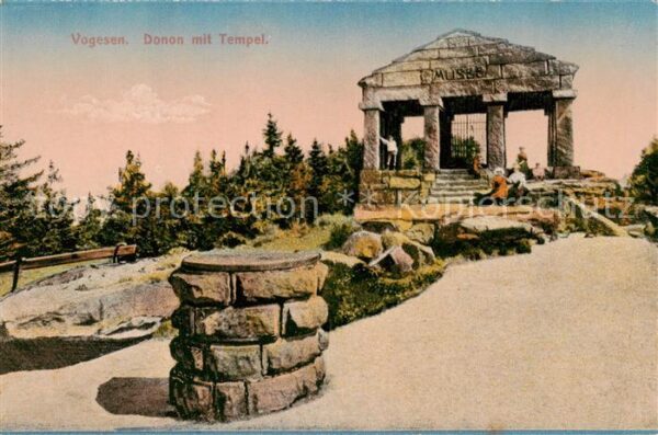 Donon 67 Alsace mit Tempel