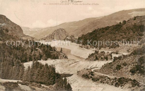 Rochetaillee  Saint-Etienne 42 Loire Vallee du Gouffre d_Enfer
