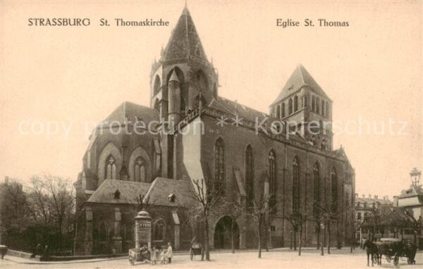 Strassburg Elsass St Thomaskirche
