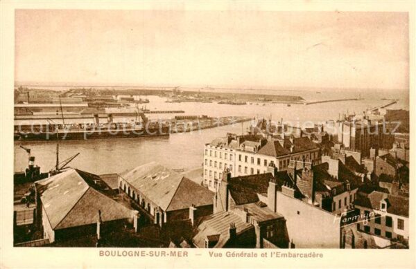 Boulogne 62-sur-Mer Vue generale et l'Embarcadere