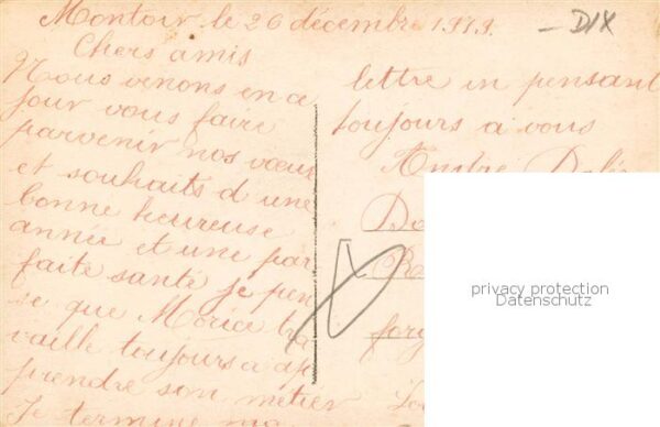 Foto DIX Paris Nr. 1460 Le porte-bonheur et mon affection – Bild 2