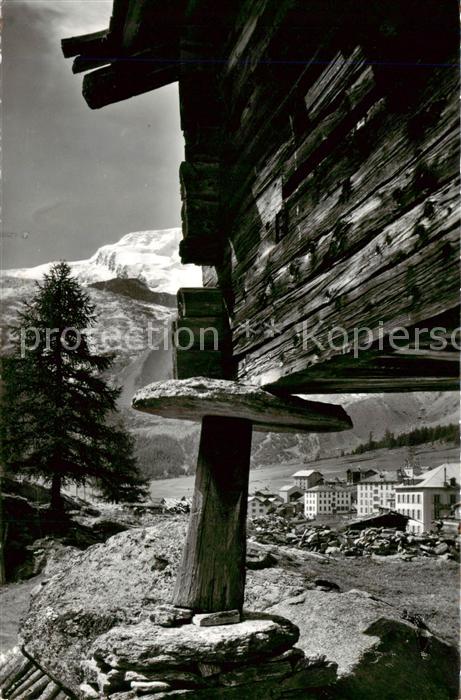 Saas-Fee VS Kornspeicher mit Alphubel