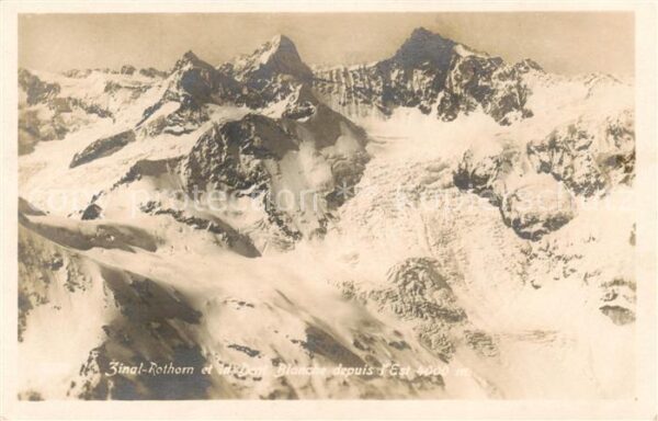 Zinalrothorn et la Dent Blanche depuis l'Est